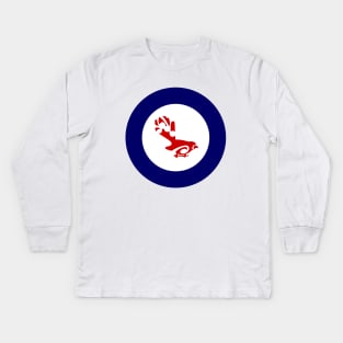 Fantail Air Force Roundel Kids Long Sleeve T-Shirt